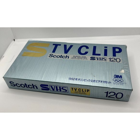 New Sealed Rare Scotch Japan TV‎ Clip Blank Video Cassette Tape VHS 120 - Picture 1 of 3